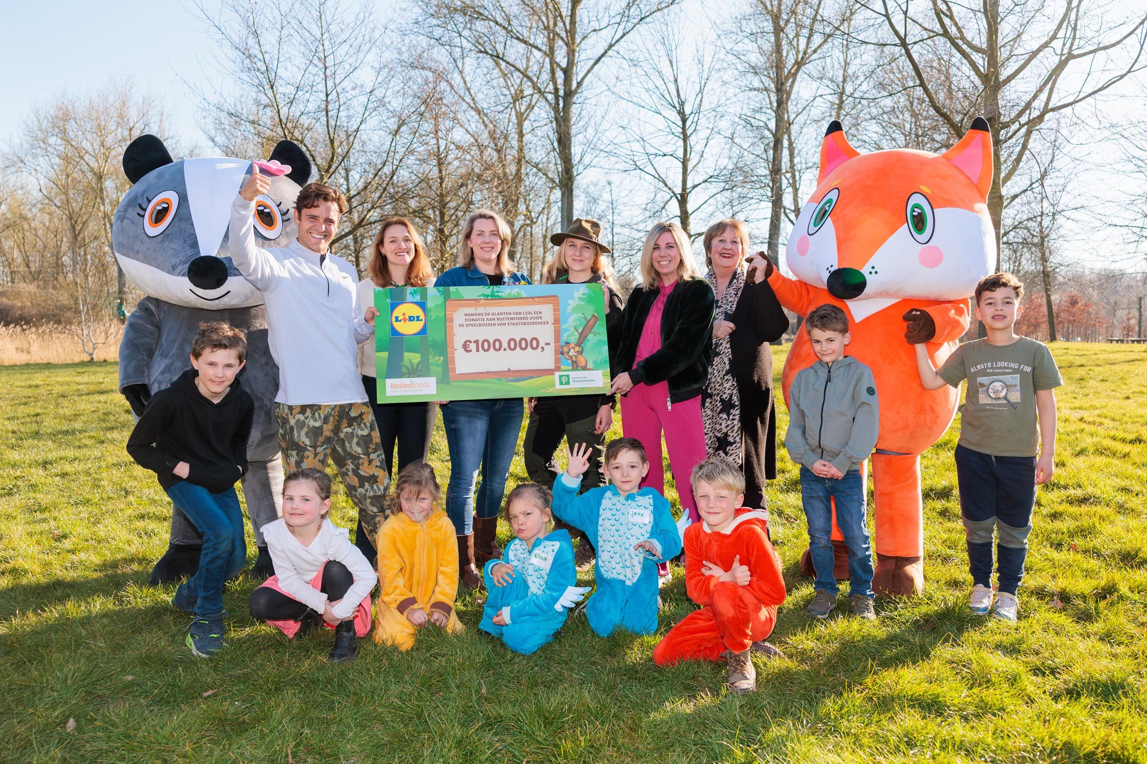 Speelbossen Staatsbosbeheer krijgen boost dankzij Lidl-actie