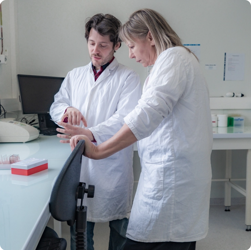 Equipe Liryc en laboratoire
